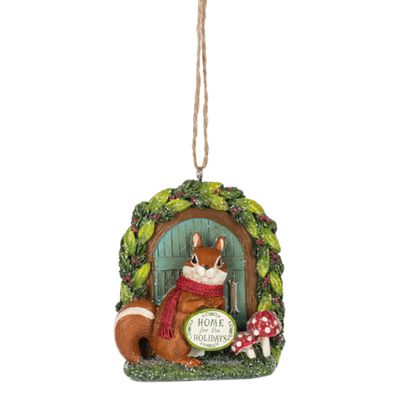 XO742  Woodland Animal Ornaments