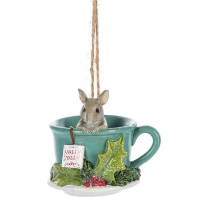 XO740 Teacup Mouse Ornie