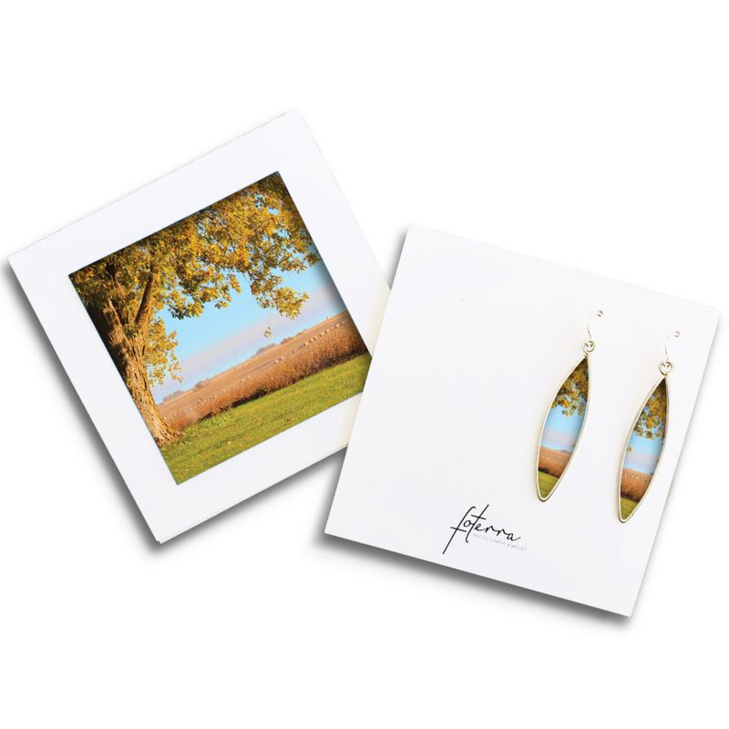 QFOE E AT Autumn Tree Earrings