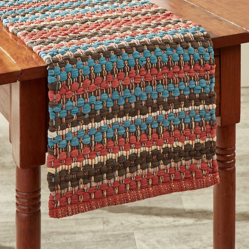 BI696PR Santa Fe Chindi Table Runner