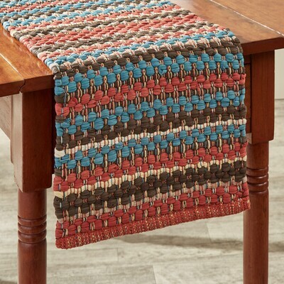 BI696MR Santa Fe Chindi Long Table Runner