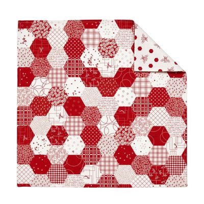 KL877Q Red Hexagon Square KL877Q Red Hexagon Square