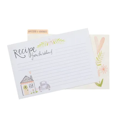 RC602 Home Is Recipe Cards