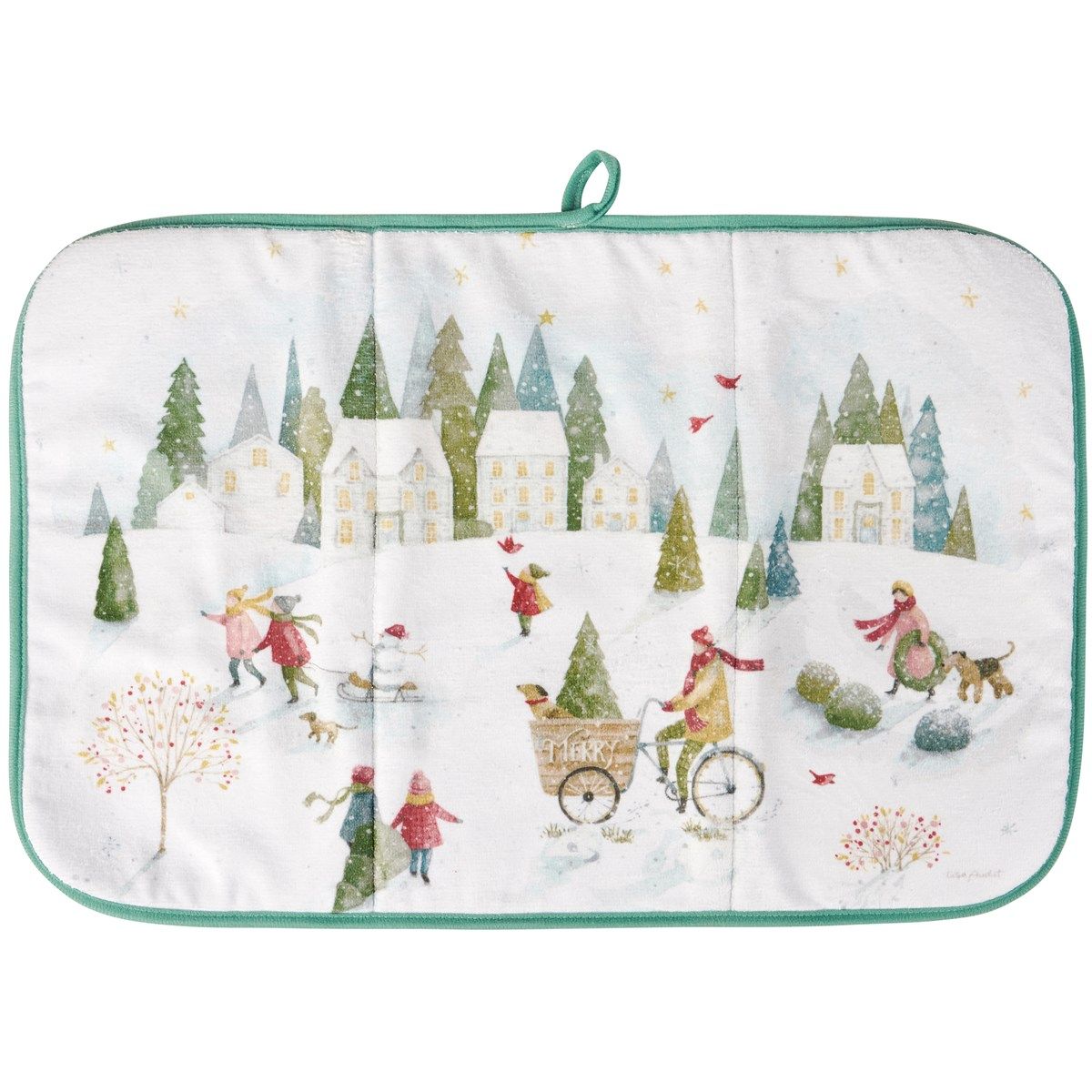KEDRY_241 Winter Wonderland Drying Mat