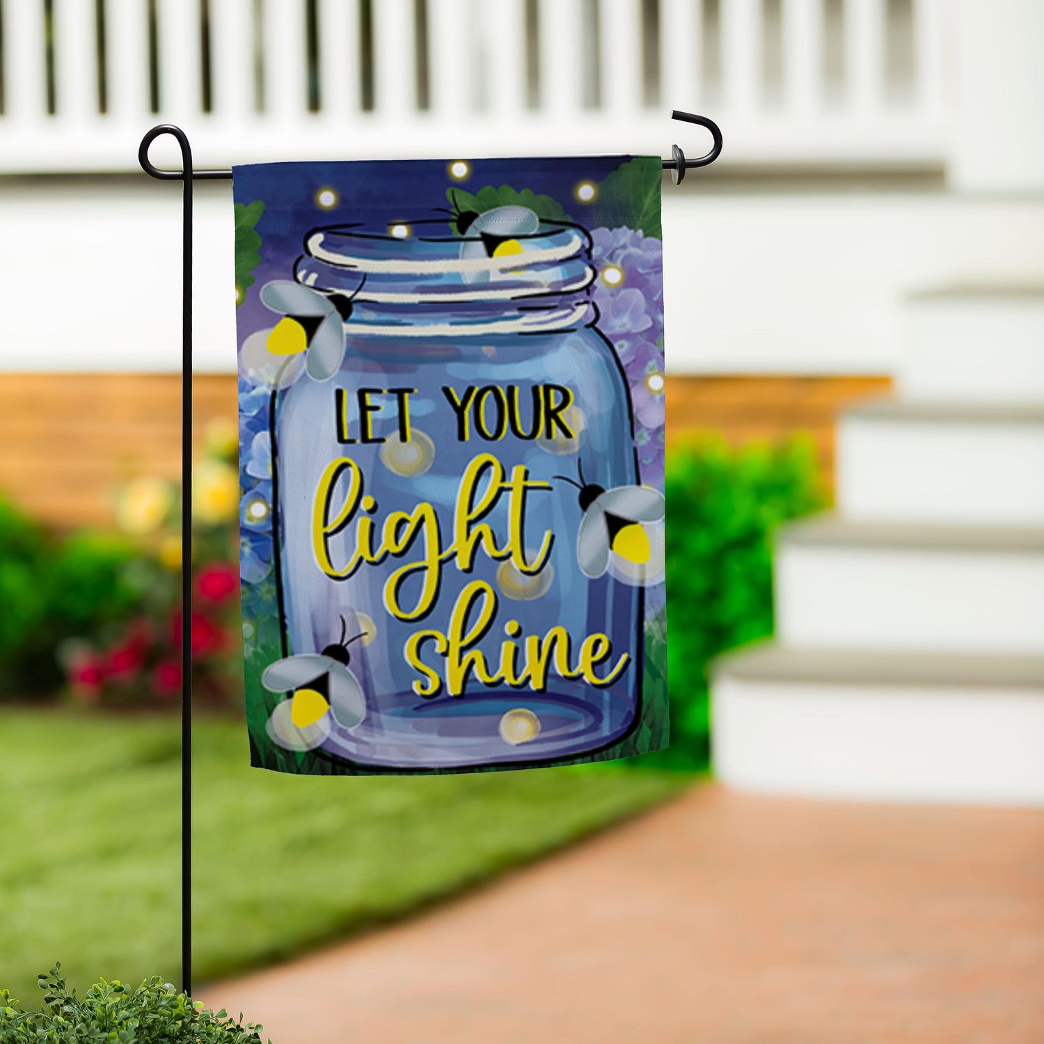 DO314G Let Your Light Shine Garden Flag