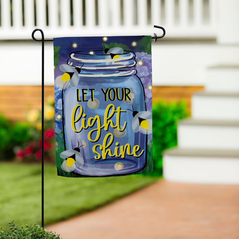DO314G Let Your Light Shine Garden Flag