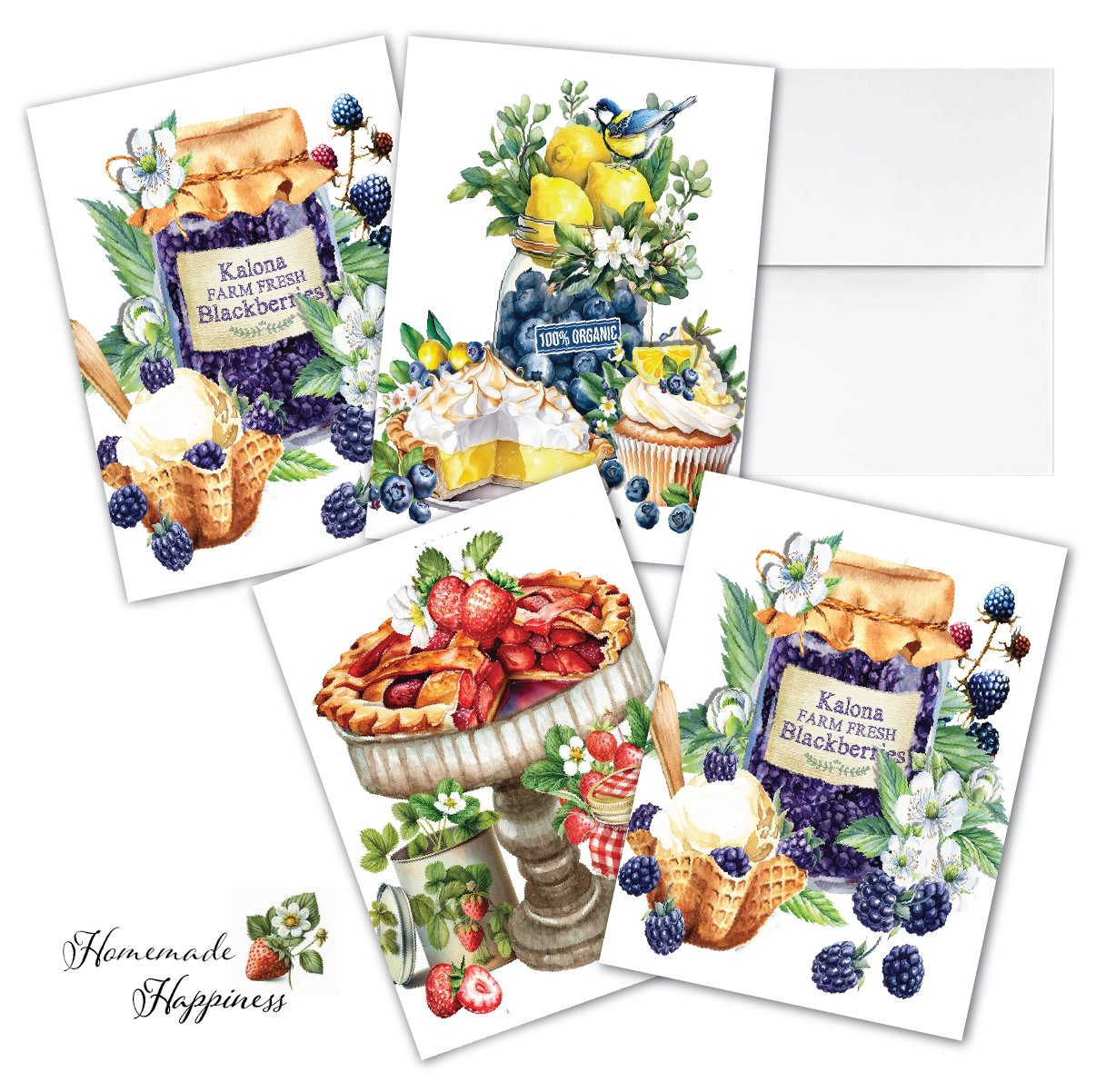 ZN_854 Homemade Happiness Notecards
