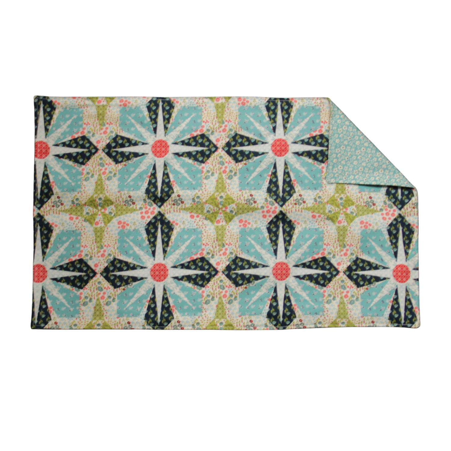KL890M Teal Cheater Placemat