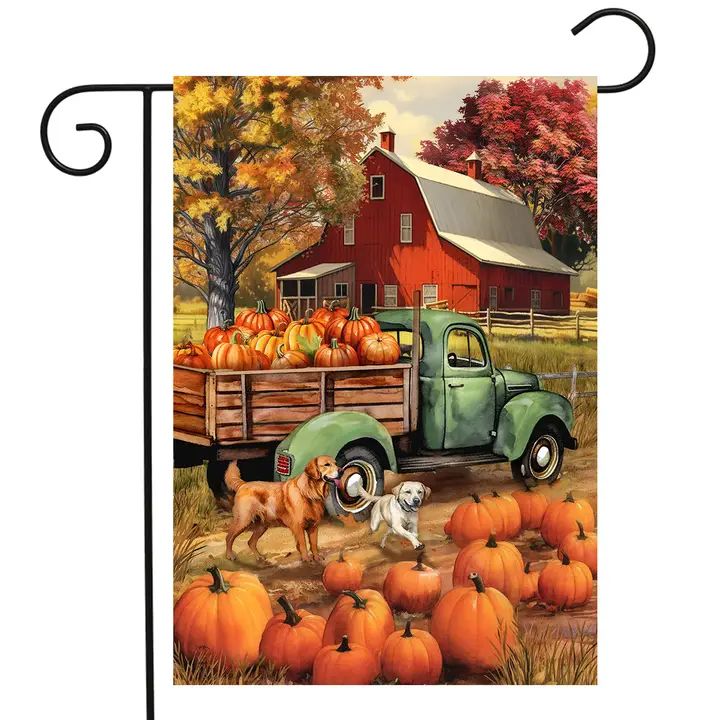DO004G Fall Garden Flag