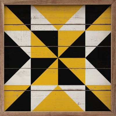 WAHwk Quilt Black and Gold Iowa WAHwk Quilt Black and Gold Iowa