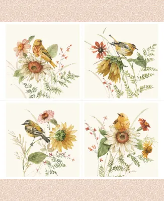 KL801Q Peach Sunflower Square