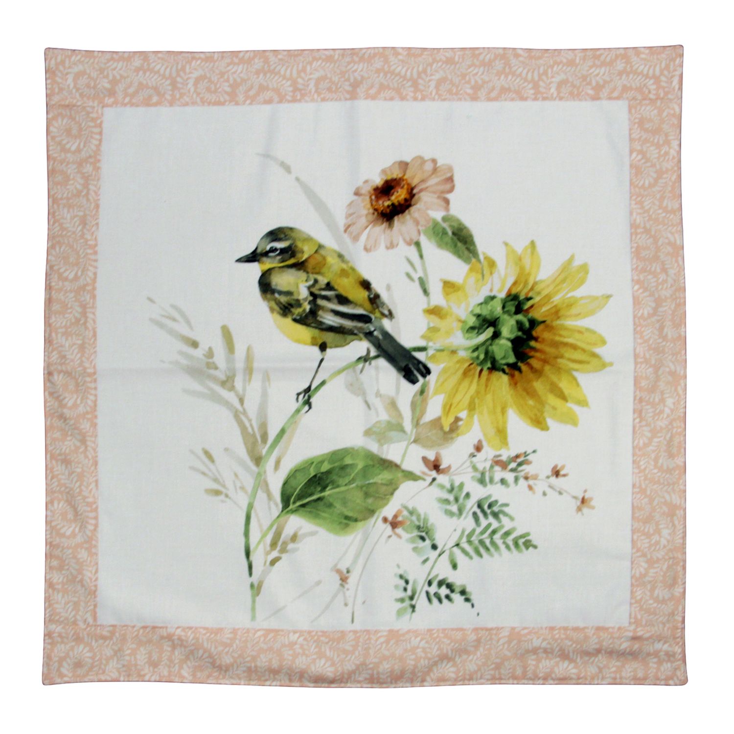 KL801Q Peach Sunflower Square