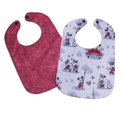 NSP122B Minnie OohLaLa Toddler Bib