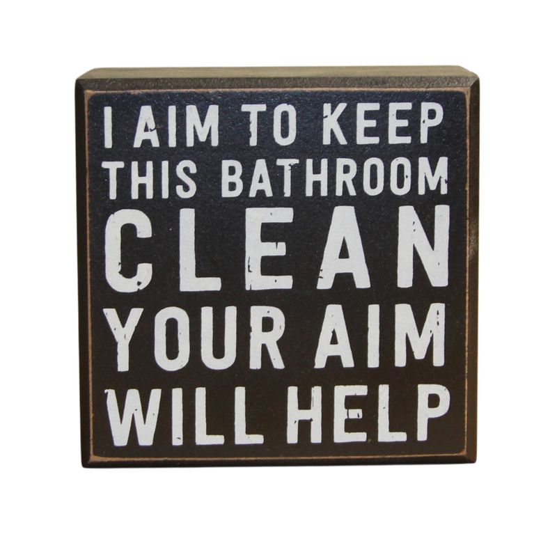 AC307 Bathroom Box Signs - 2 asst