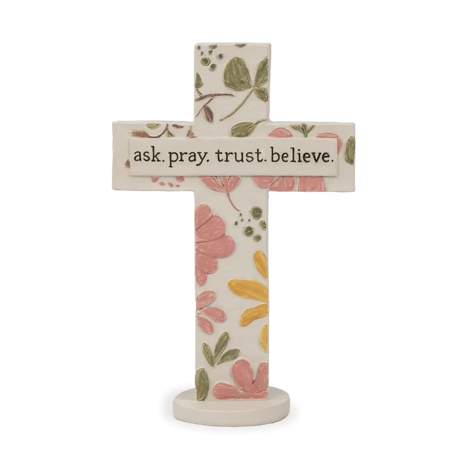 MN481 Floral Cross Sitter