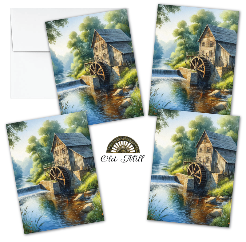 ZN_417 Old Mill Notecards