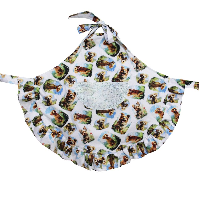 KL878KA Jumping Pups Child's Apron