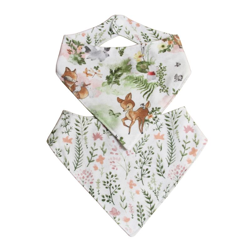 NSP126N Bambi Herb Bandana Bib