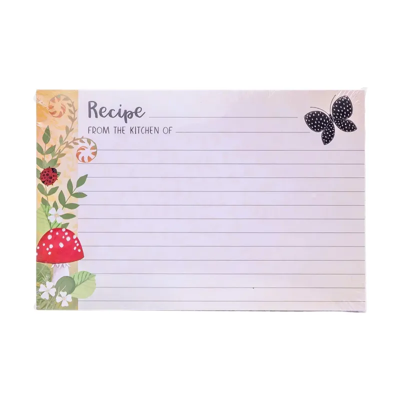 RC611C Merry Mushroom Recipe Cards