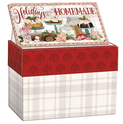 RC609X Holiday Homemade Recipe Box RC609X Holiday Homemade Recipe Box