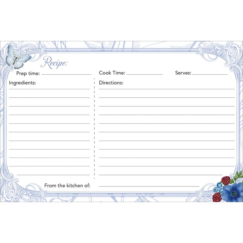 RC610C Toileberry Recipe Cards