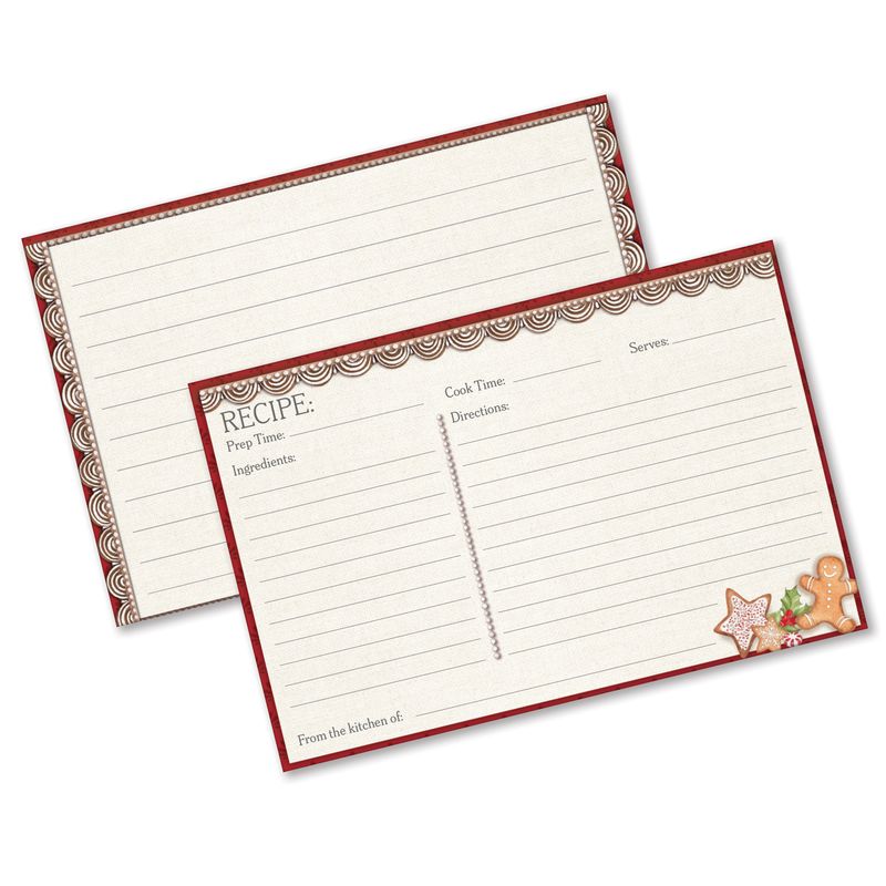 RC609C Holiday Homemade Recipe Cards