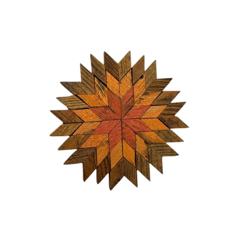 WQROS Rosette Wood Quilt