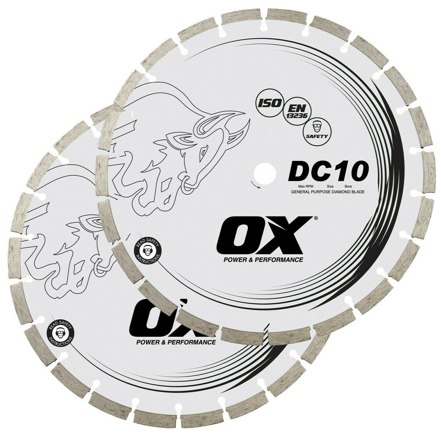 OX DIY DC10 7&quot; Standard Seg. Gen. Purpose Diamond Blade