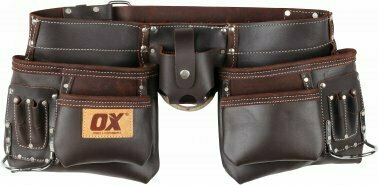 OX Professional 40” Leather Tool Pouch with Belt