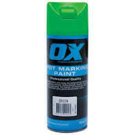OX Trade Fluro Green Spot Marking Paint