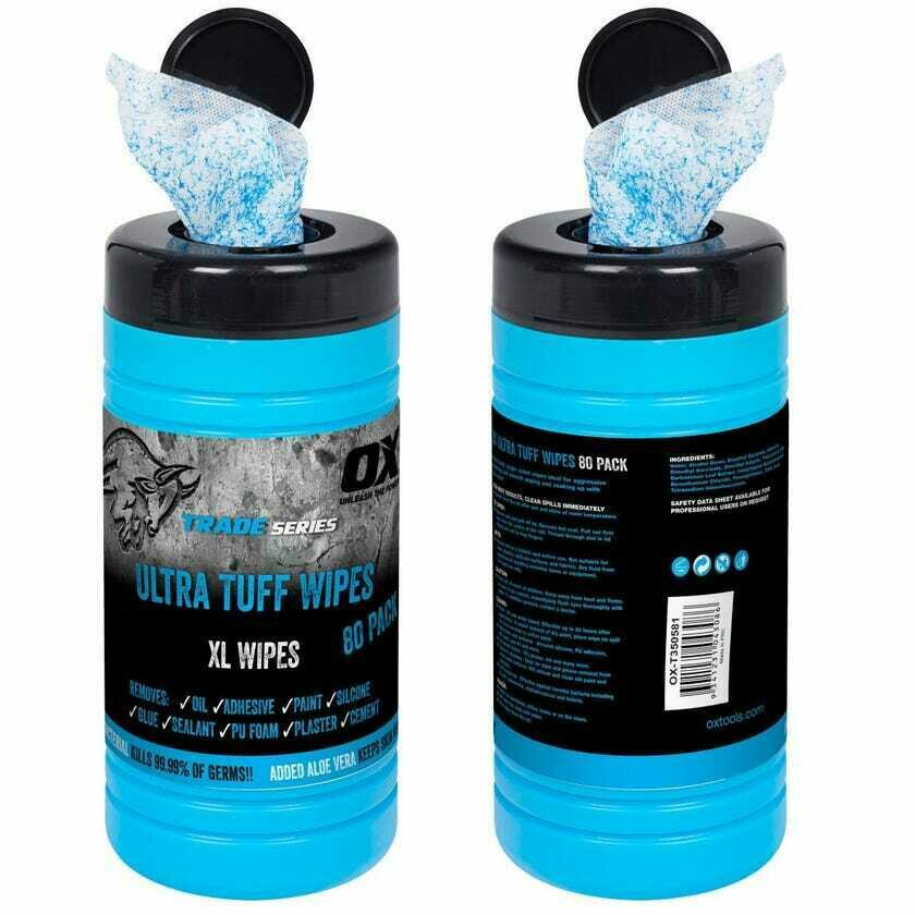 OX Ultra Tuff Hand Wipes - 8 sheets