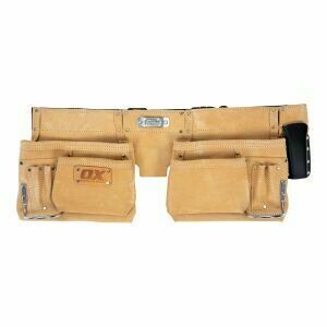 OX Trade Heavy Duty Suede Leather 10 Pocket Tool Belt