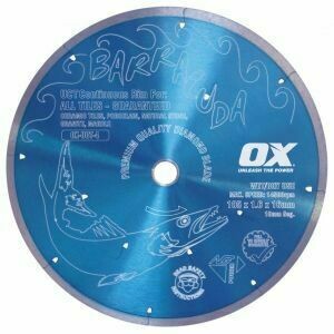 OX Ultimate UCT 10&quot; Cont. Rim Diamond Blade - Ceramics