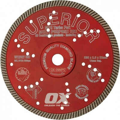 OX Pro MPS Turbo Diamond Blade 4&quot;/105mm