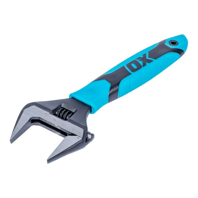 OX ULTRA WIDE JAW ADJUSTABLE WRENCH - 6&quot;