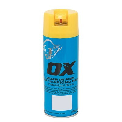 OX Trade Fluro Yellow Spot Marking Paint