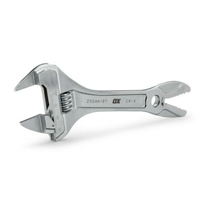 OX PRO SLIM-JAW ADJUSTABLE WRENCH 200mm/8&quot;
