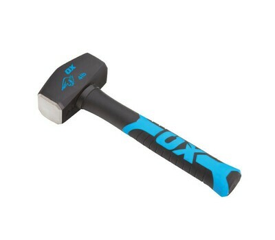 OX Trade Demolition Hammer, Fibreglass Handle - 4lb / 1.8kgs