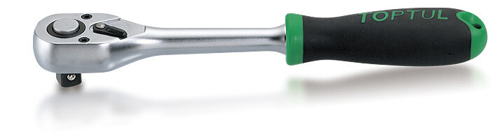 TOPTUL - 1/4" DRIVE 72 TEETH REVERSIBLE QUICK RELEASE RATCHET TOPTUL - 1/4" DRIVE 72 TEETH REVERSIBLE QUICK RELEASE RATCHET