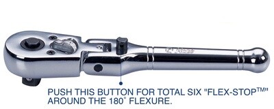 HANS - 1/2 DR Flexible Stubby Reversible Ratchet
