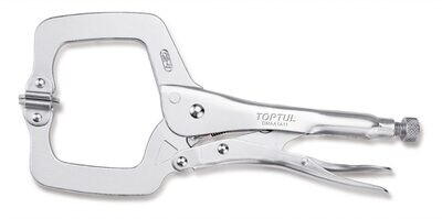 TOPTUL - 275mm C Clamp Locking Plier Flexible Feet