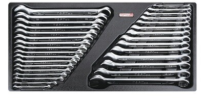 TOPTUL - 31 PCE AF Metric Combination Wrench Set