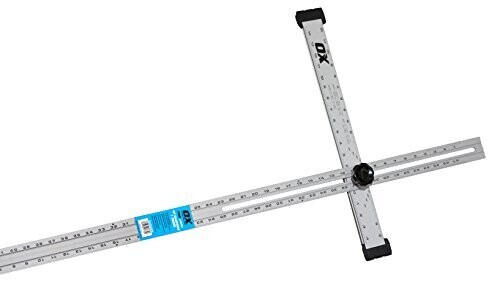 OX Pro Adjustable T Square - Metric Markings 1200mm
