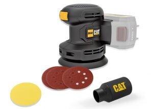 CAT-DX42 BRUSHLESS 18V ORBITAL SANDER 125mm - SKIN ONLY