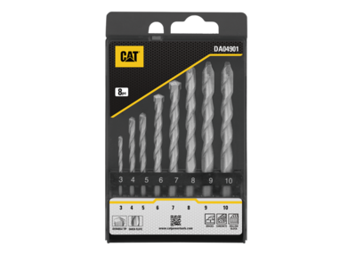 CAT-8pc Hard Surface Masonary Drill Bit Set