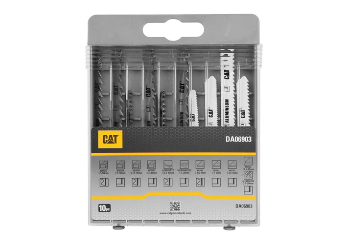 CAT-10pc Jigsaw Blade Set