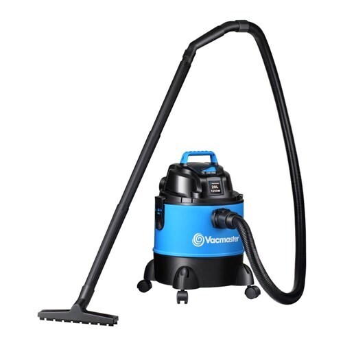 VACMASTER - Cleaner, 20L P/C WET/DRY DOMESTIC 1250W PLASTIC TANK