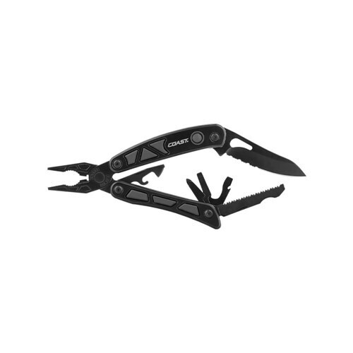 COAST - Multitool, 14 Tools Dual LED 7.5cm Blade (Black) COAST - Multitool, 14 Tools Dual LED 7.5cm Blade (Black)