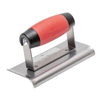 MARSHALLTOWN - Curved End Edger 152x76mm QLT RAD 10mm LIP 13mm Soft Grip