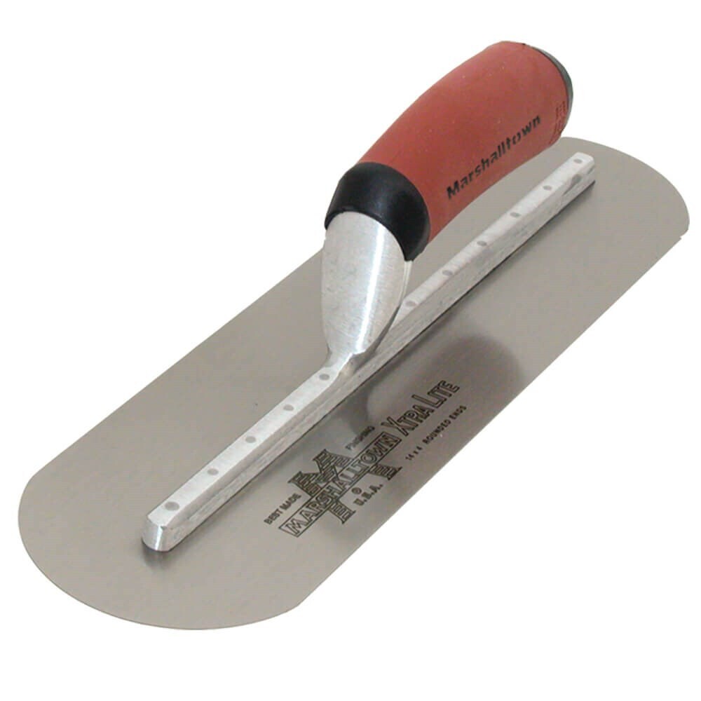 MARSHALLTOWN - Finishing Trowel, F-Round 356x102mm H-Carbon Steel D/Soft